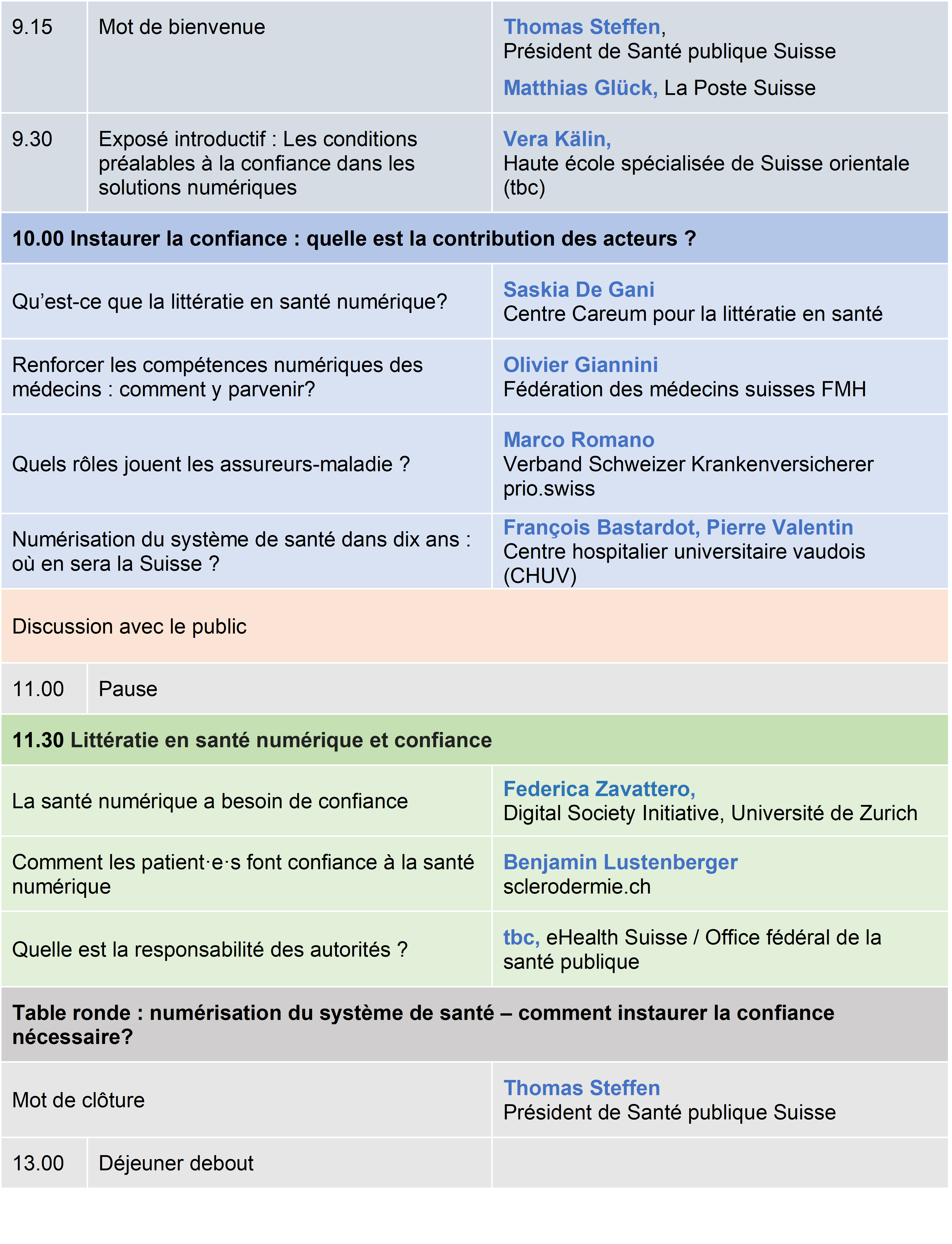 Programm EGD Franz